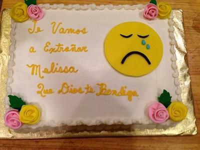 We Will Miss You - Cake by Julia 