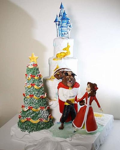 Beauty And The Best Crhistmas time! - Cake by Elena Michelizzi