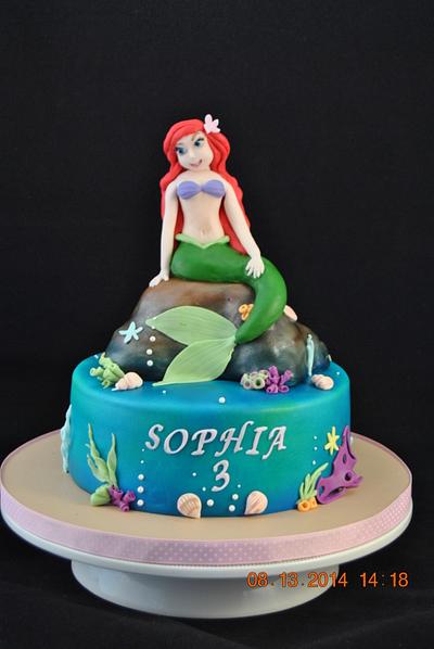 Little Mermaid/Ariel - Cake by Grace Lorenzo