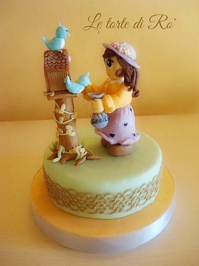 Birdie girl - Cake by LE TORTE DI RO'