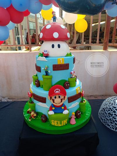 Super mario cake - Cake by Meroosweets