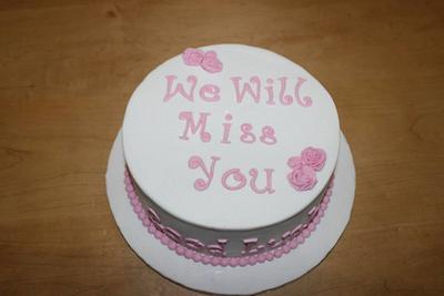 Au revoir - Cake by Deelicious Cakes