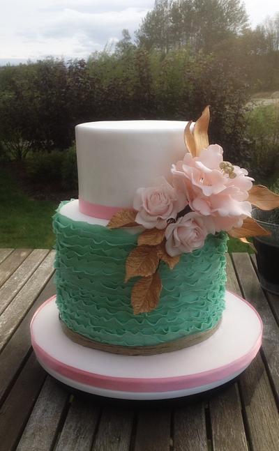 Glam and Romantic Cake - Cake by Lynne