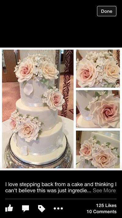 Romantic roses - Cake by Mrs BouCake