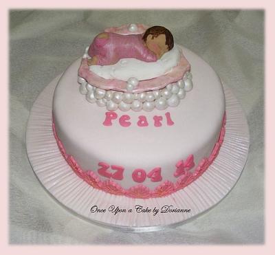 Sweet Little Pearl - Cake by Once Upon a Cake by Dorianne