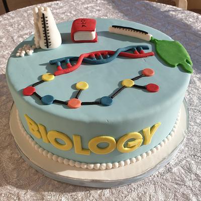 BIOLOGY CAKE - Cake by Dalya