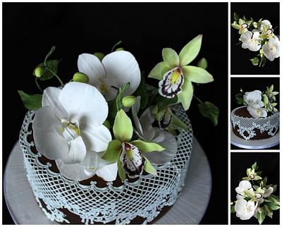 Orchids - Cake by Anka