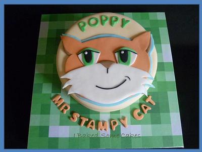 Minecraft - Mr Stampy Cat - Cake by Julie, I Baked Some Cakes