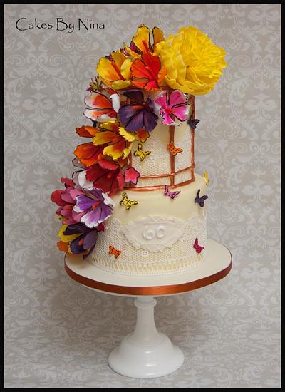 Tropical Celebration - Cake by Cakes by Nina Camberley