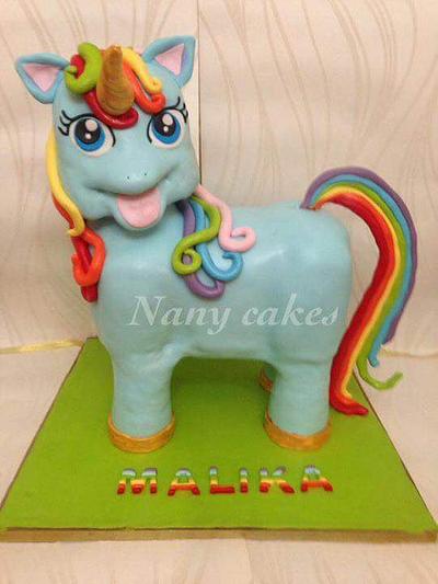 3d pony cake - Cake by Nanycakesnew