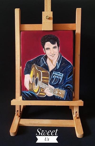 Elvis - Gone but not forgotten Collaboration - Cake by Gabriela Doroghy