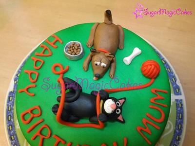 my mums birthday cake - Cake by SugarMagicCakes (Christine)