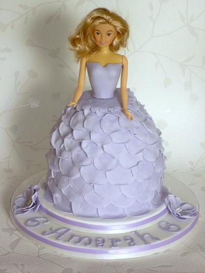 Ruffle Dress Princess - Cake by suzannahscakes