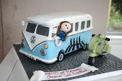 Camper van cake - Cake by Alison Lee
