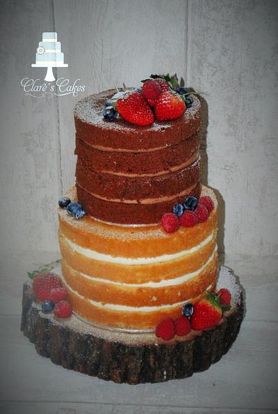 First Naked Cake - Cake by Clare's Cakes - Leicester