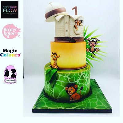 Safari cake - Cake by Cindy Sauvage 