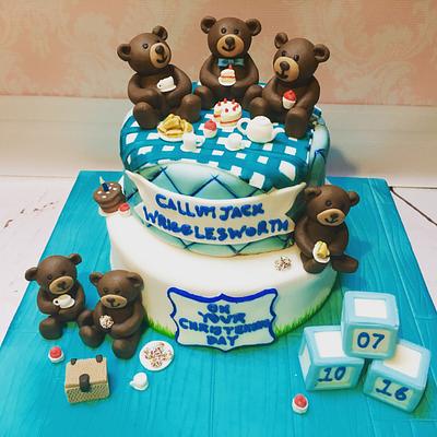 Teddy bears picnic - Cake by Tracey 