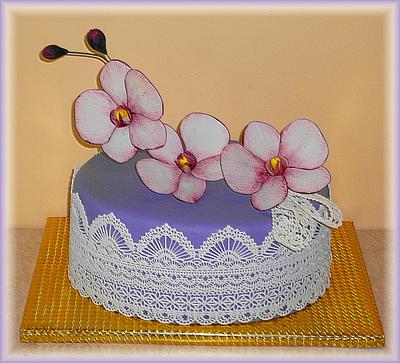 Orchids cake - Cake by Mischell
