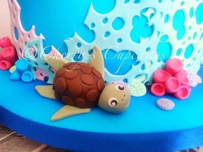 Scuba Divers - Cake by Cherry's Cupcakes