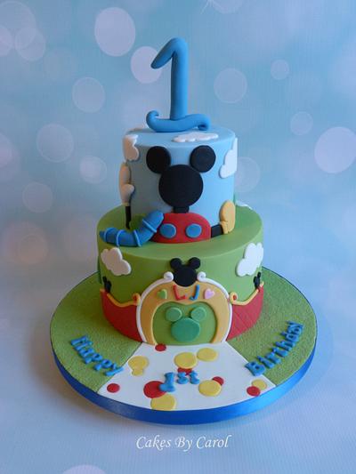 Mickey Mouse LJs 1st Birthday - Cake by Carol