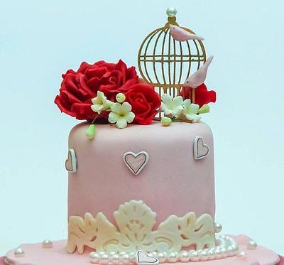 Simple n Elegant - Cake by Shafaq's Bake House