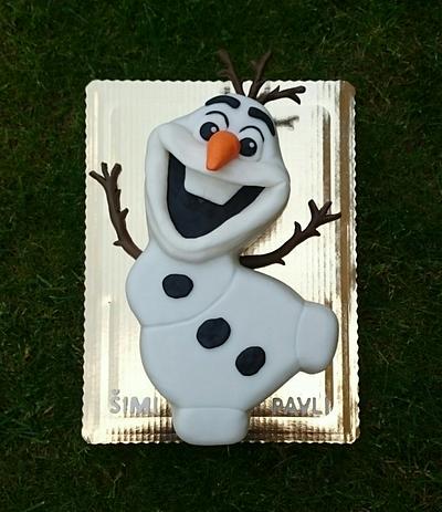 Olaf cake - Cake by AndyCake