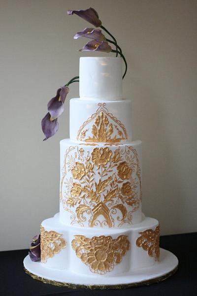 Turkish Gold Wedding Cake - Cake by Ayse Yaman