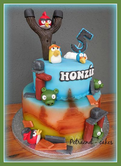 Angry Birds - Cake by Petraend