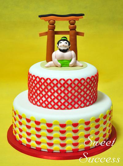 Sumo Wrestler Cake - Cake by Sweet Success