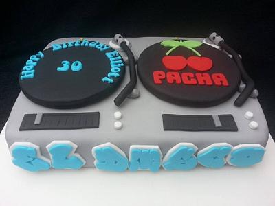 Dj cake "Pacha"  - Cake by Mrsmurraycakes