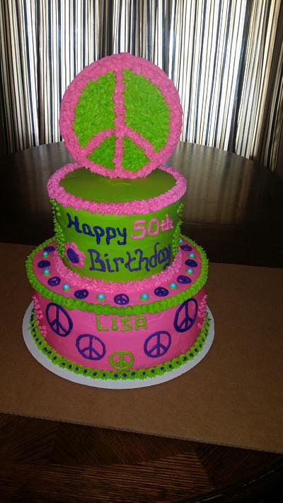 50th birthday  - Cake by The Divine Goody Shoppe