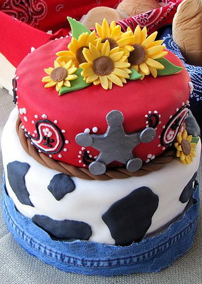 Cowboy Baby Shower cake - Cake by SarahBeth3