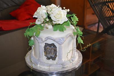 Pillars and roses  - Cake by Elisabeth 