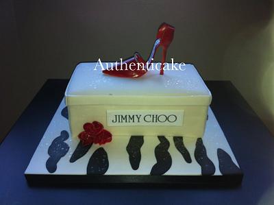 Jimmy Choo  inspired design  - Cake by Ange Cliffe
