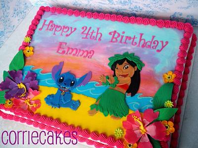 Lilo and Stitch - Cake by Corrie