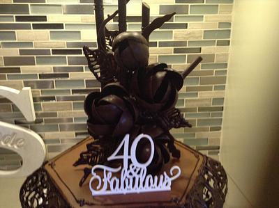 40th birthday - Cake by LynSS
