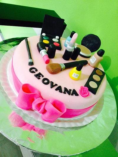 makeup cake - Cake by rozana65