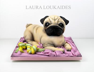 Pixie the Pug - Cake by Laura Loukaides