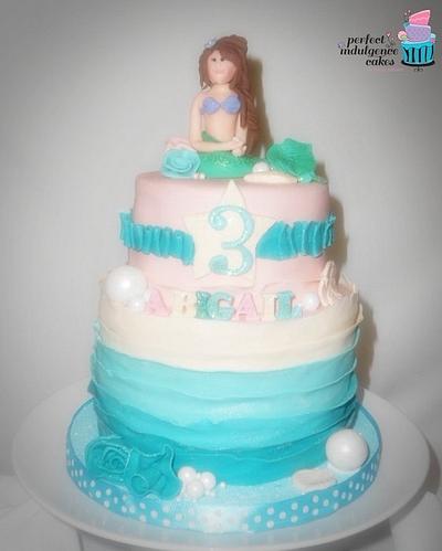 Abigail's Mermaid - Cake by Maria Cazarez Cakes and Sugar Art