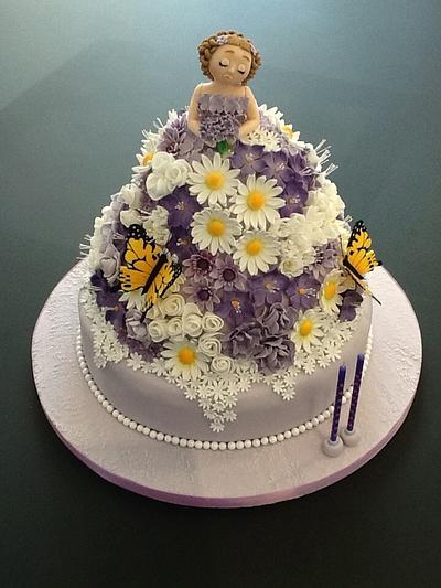 Flower girl - Cake by Galatia