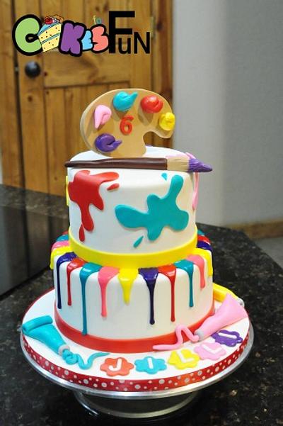 Artists cake - Cake by Cakes For Fun