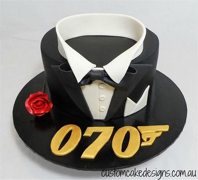 007 70th Birthday Cake - Cake by Custom Cake Designs