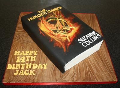 The Hunger Games Book Cake - Cake by The Cake Cwtch