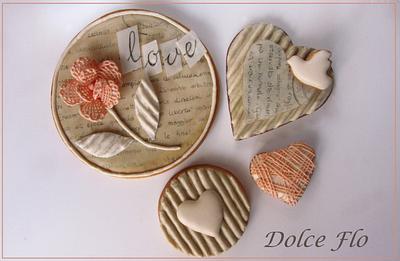 Scrapbook Valentine - Cake by DolceFlo