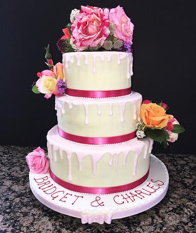 50th Anniversary cake - Cake by Justine’s Cake Creations