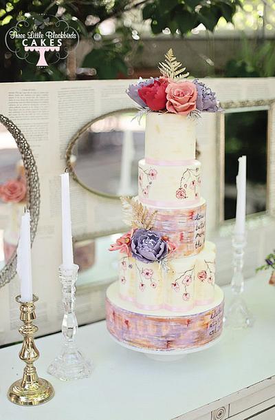 Antique Sophistication - Cake by Three Little Blackbirds