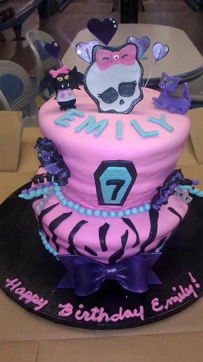 Monster High Themed Birthday Cake  - Cake by Jeana Byrd
