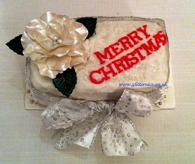 Small Christmas Rose Cake - Cake by Alli Dockree