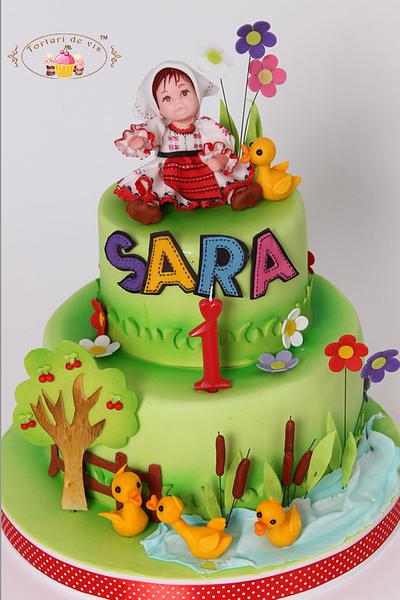 Little country girl - Cake by Viorica Dinu