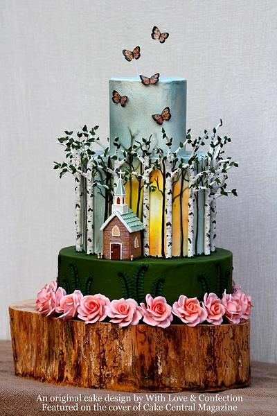 My First Cover Cake  - Cake by Veronica Arthur | The Butterfly Bakeress 